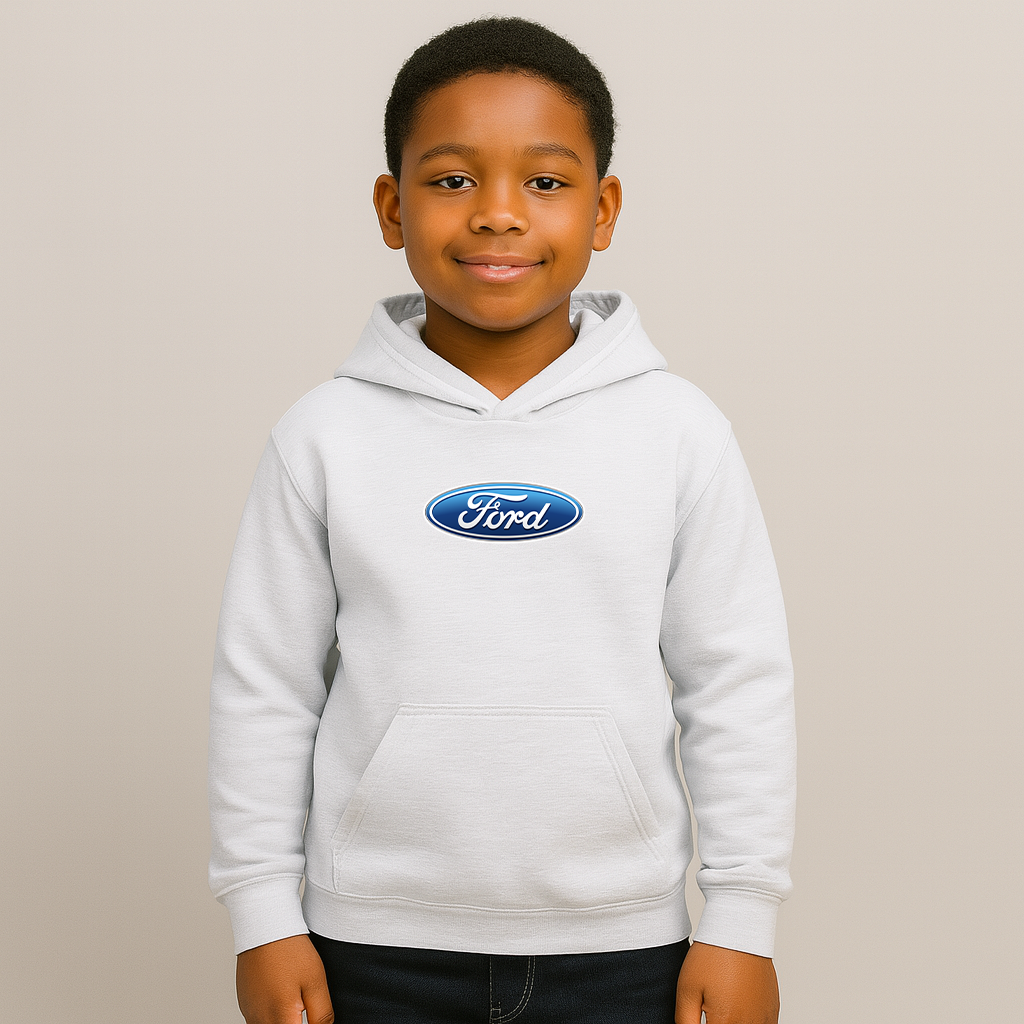 Youth Kids Ford Car Pullover Hoodie